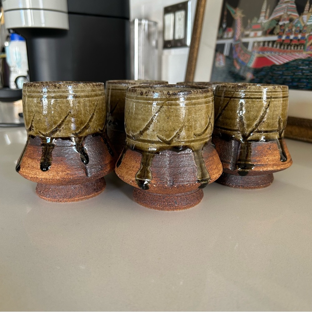 Handcrafted Ceramic Cups Set